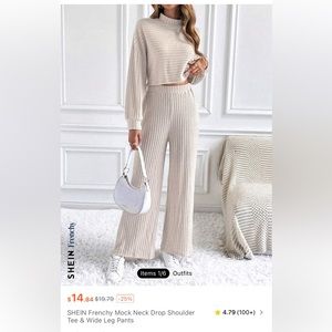NWT 2 piece Pants + Sweater